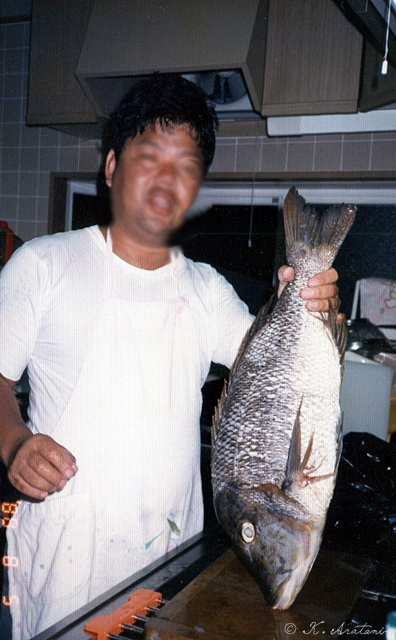 黒島で釣ったタマミ70センチ級